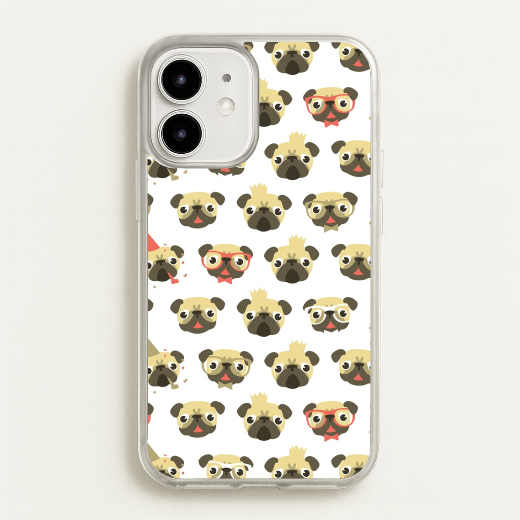 Pug Life - Pug Pattern - Phone Case for iPhone 12 / 12 Pro