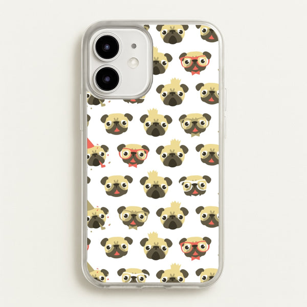 Pug Life - Pug Pattern - Phone Case for iPhone 12 / 12 Pro