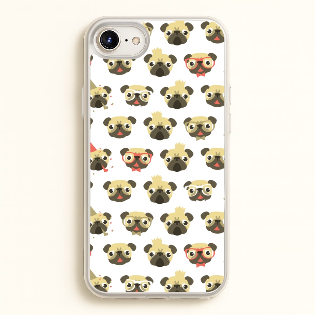 Pug Life - Pug Pattern - Phone Case for iPhone 6 / 7 / 8 / SE
