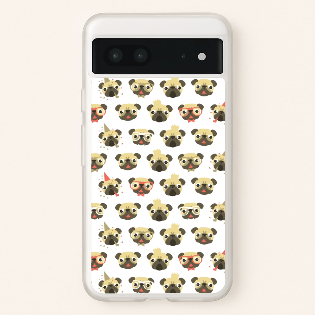 Pug Life - Pug Pattern - Phone Case for Google Pixel 7