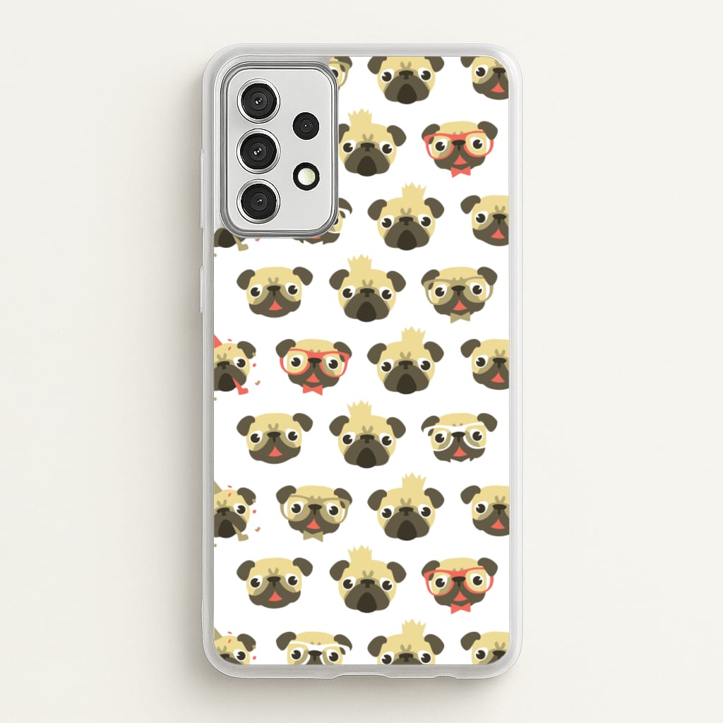Pug Life - Pug Pattern - Phone Case for Galaxy A52 / A52s