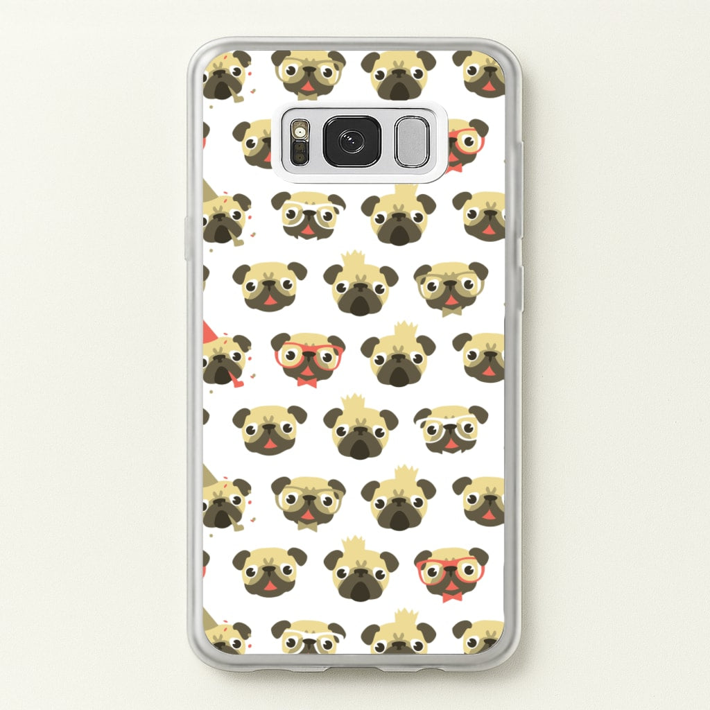 Pug Life - Pug Pattern - Phone Case for Galaxy S8 Plus
