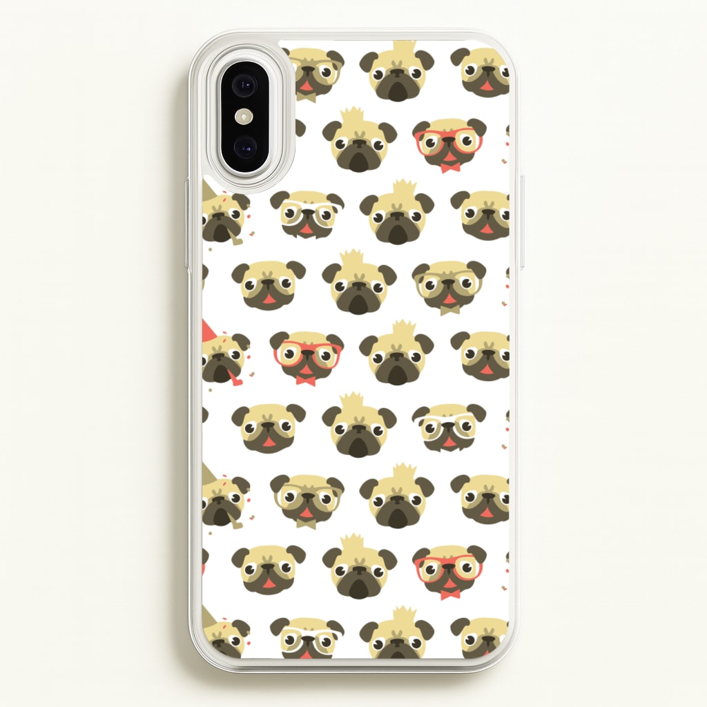 Pug Life - Pug Pattern - Phone Case for iPhone XS Max