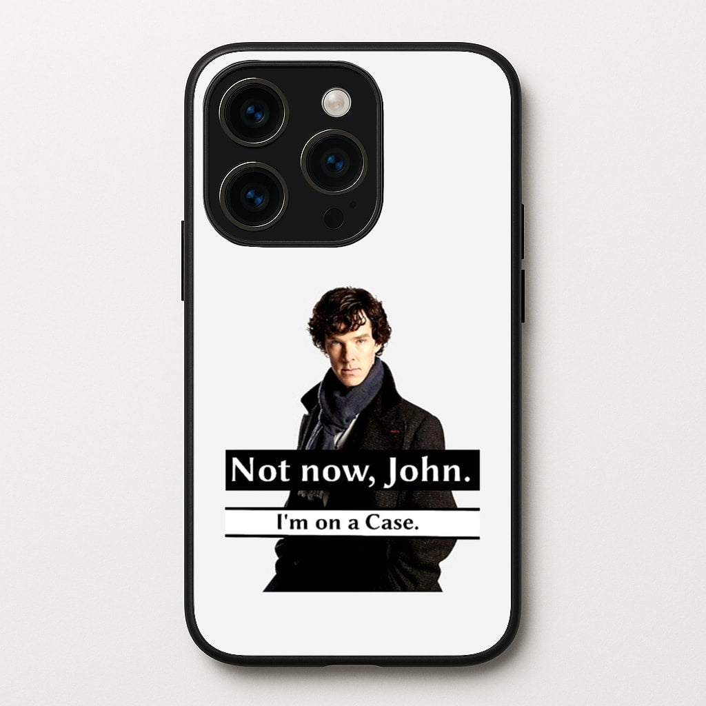 I'm on a Case Holmes Pun - Sherlock Phone Case for iPhone 14 Pro
