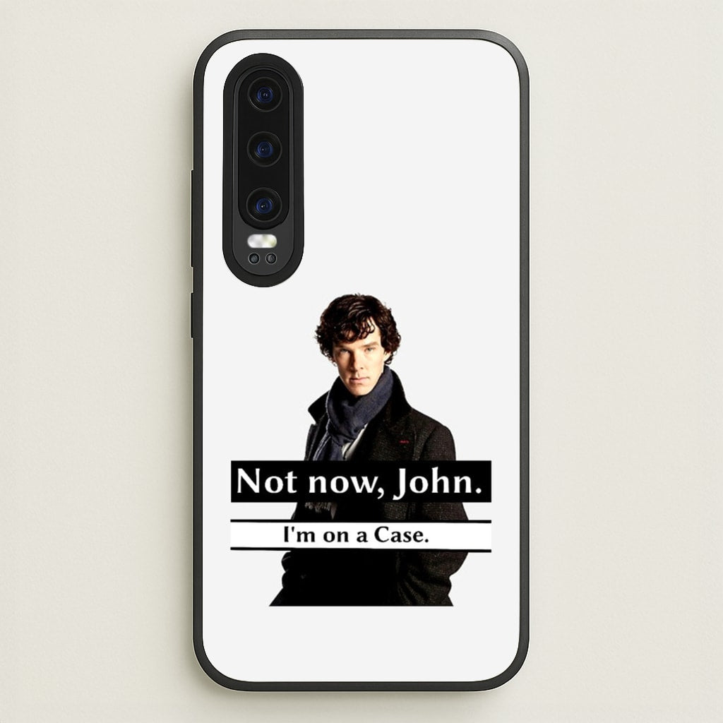 I'm on a Case Holmes Pun - Sherlock Phone Case for Huawei P30