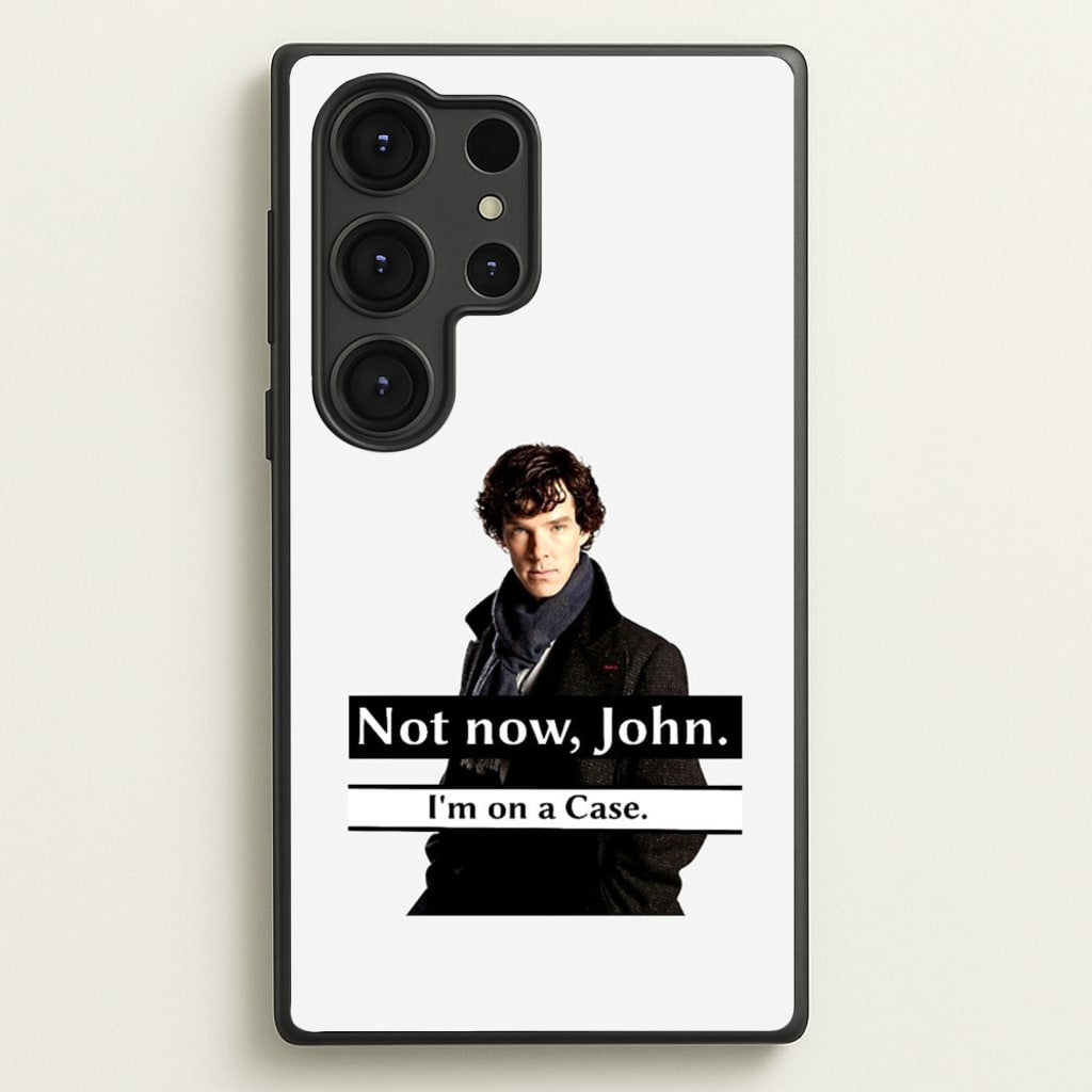 I'm on a Case Holmes Pun - Sherlock Phone Case for Galaxy S25 Ultra