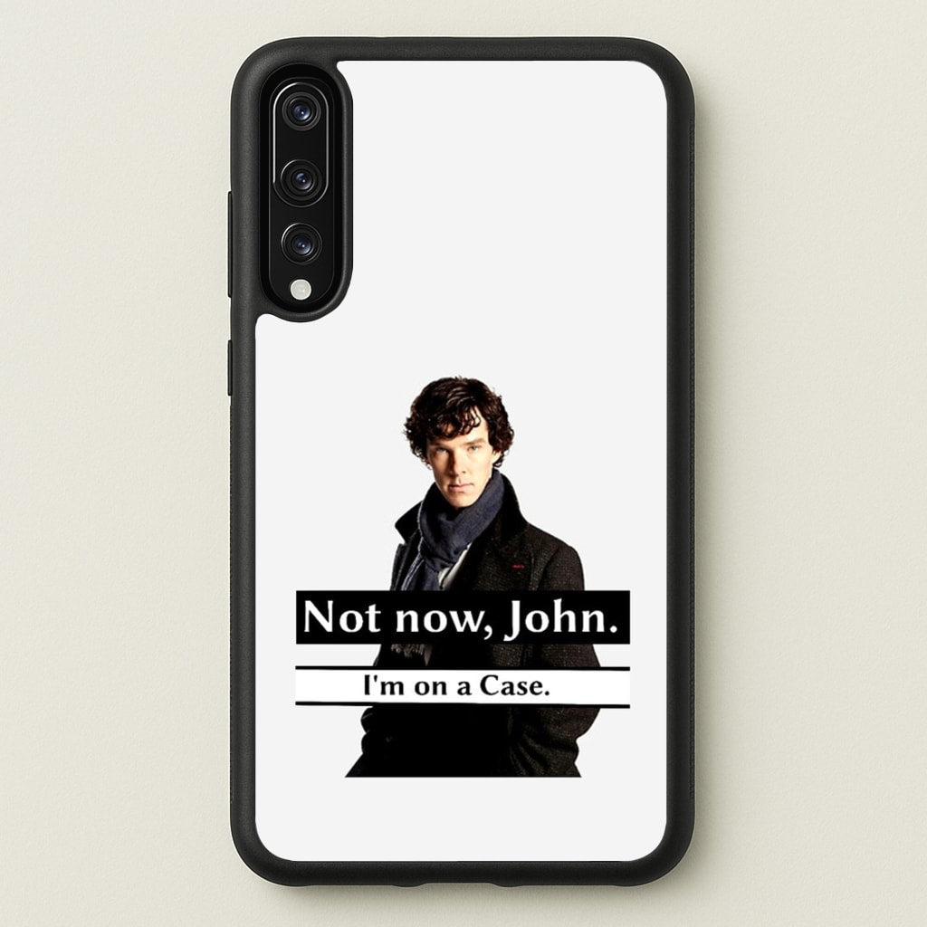 I'm on a Case Holmes Pun - Sherlock Phone Case for Huawei P20 Pro
