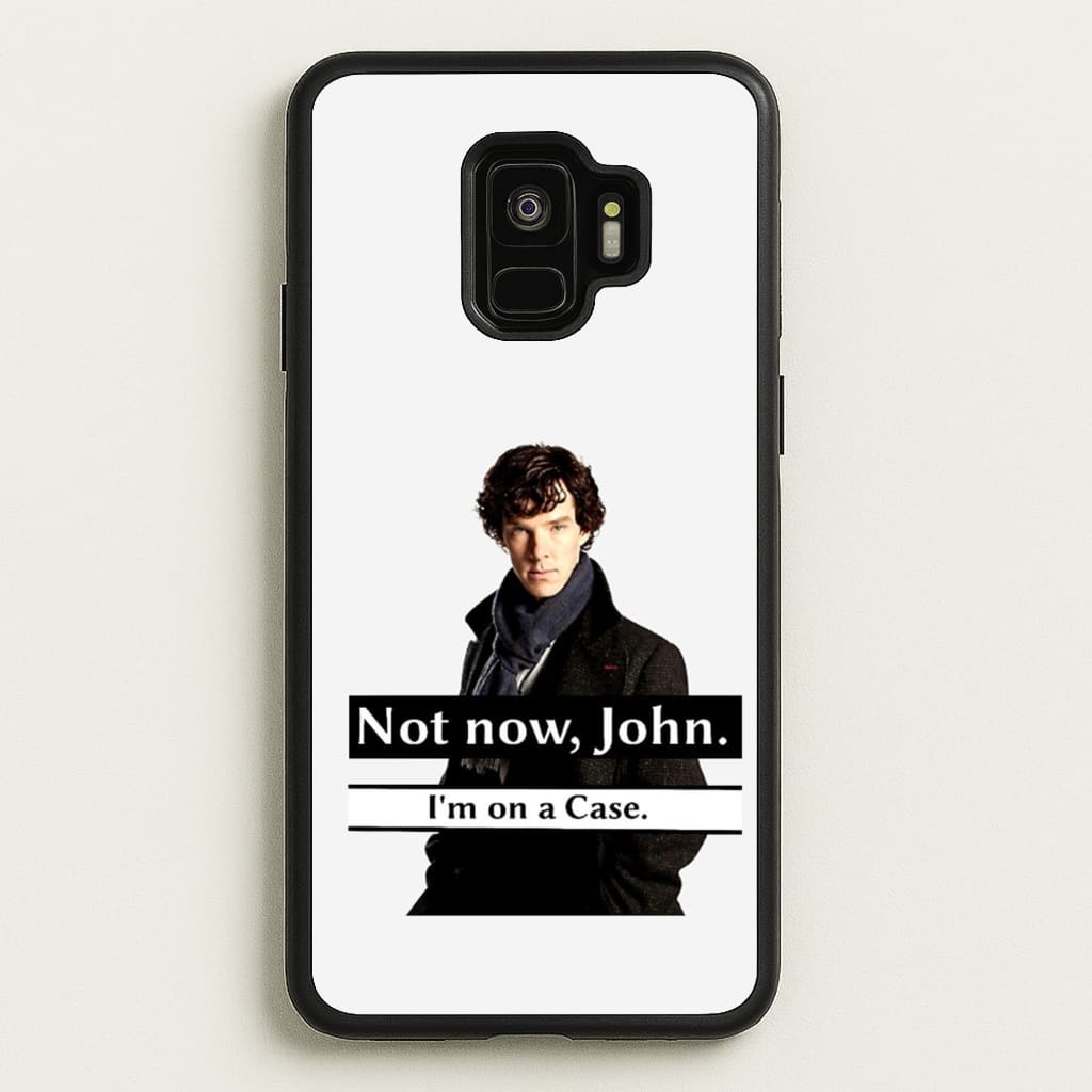 I'm on a Case Holmes Pun - Sherlock Phone Case for Galaxy S9