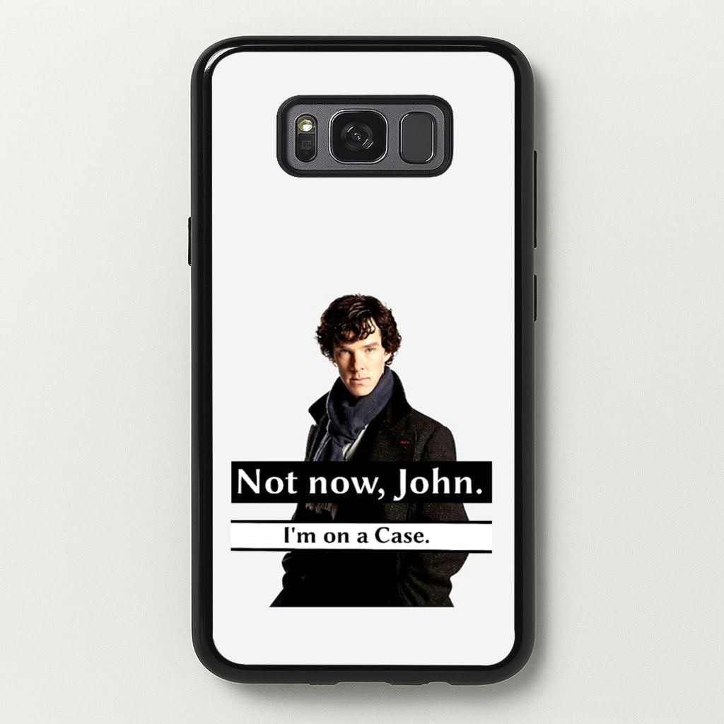 I'm on a Case Holmes Pun - Sherlock Phone Case for Galaxy S8 Plus