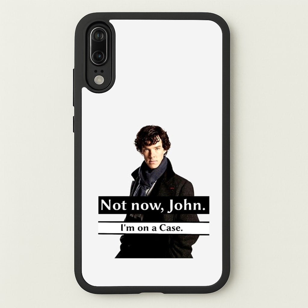 I'm on a Case Holmes Pun - Sherlock Phone Case for Huawei P20