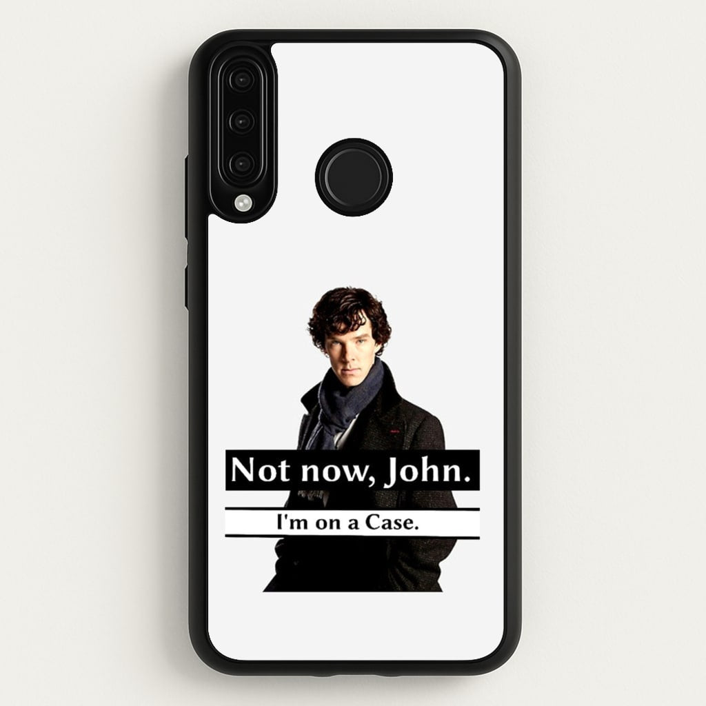 I'm on a Case Holmes Pun - Sherlock Phone Case for Huawei P30 Lite