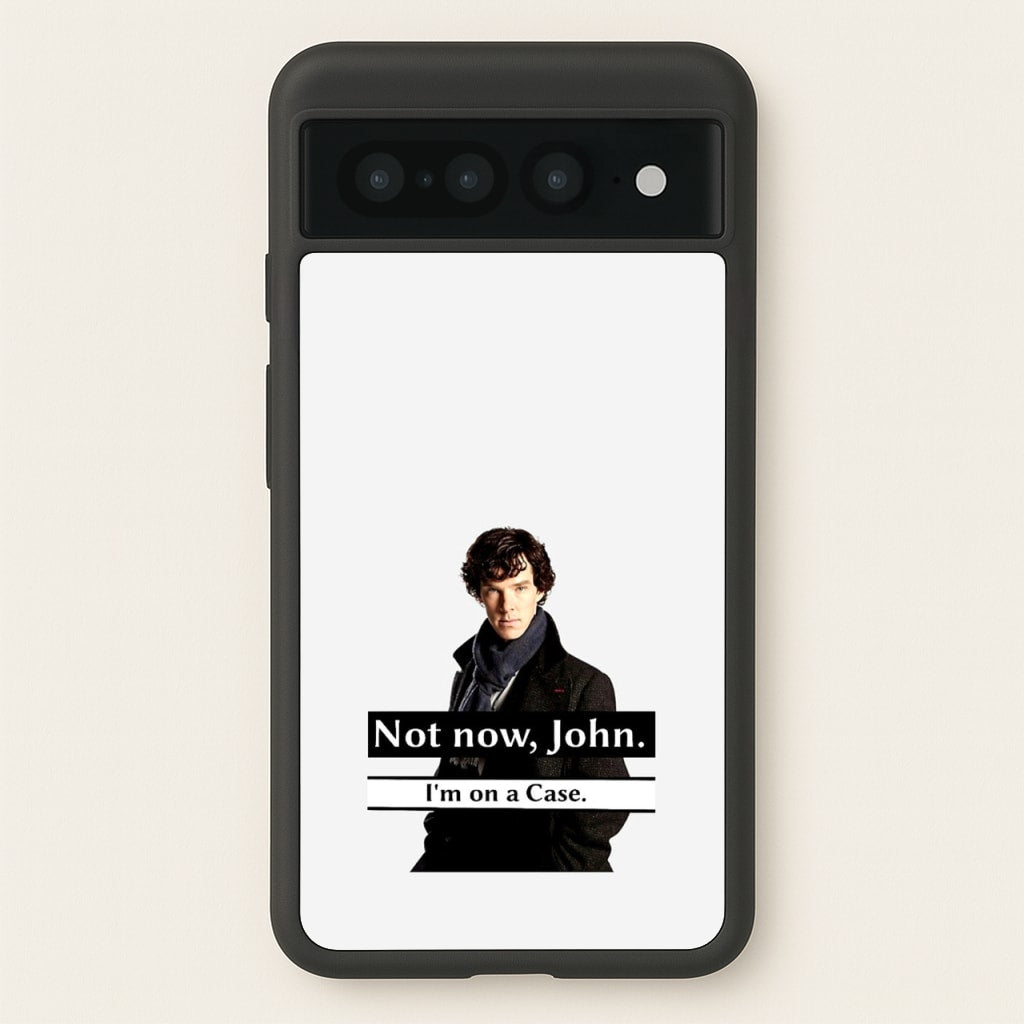 I'm on a Case Holmes Pun - Sherlock Phone Case for Google Pixel 7 Pro