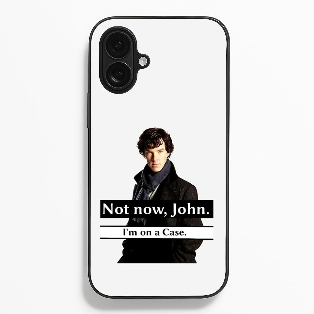 I'm on a Case Holmes Pun Phone Case