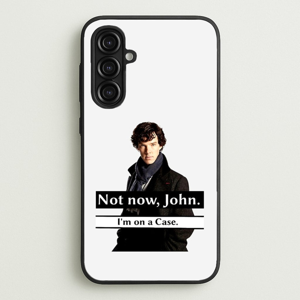 I'm on a Case Holmes Pun - Sherlock Phone Case for Galaxy A16