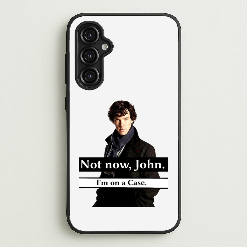 I'm on a Case Holmes Pun - Sherlock Phone Case for Galaxy A14