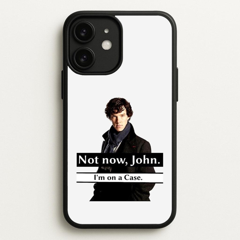 I'm on a Case Holmes Pun - Sherlock Phone Case for iPhone 11
