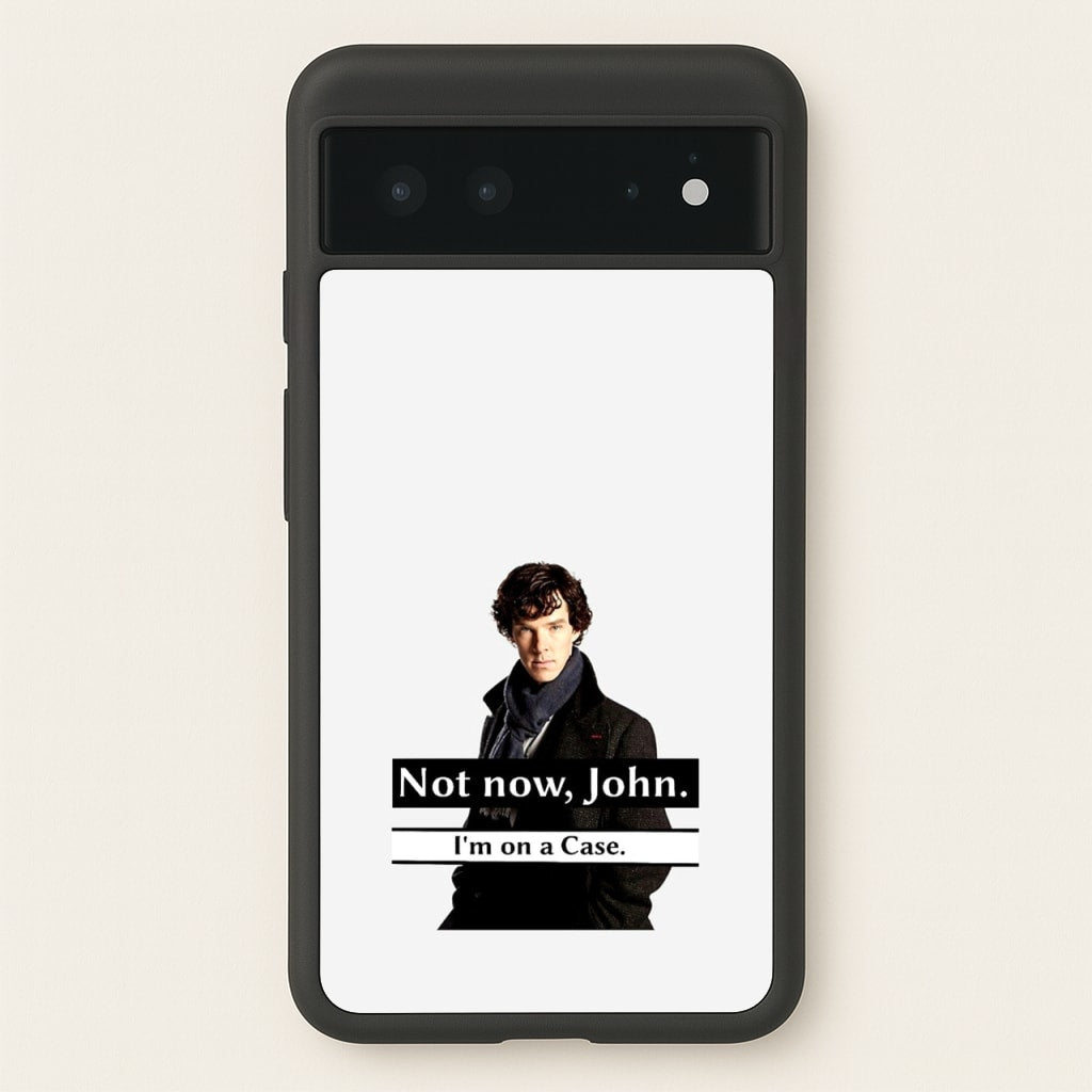I'm on a Case Holmes Pun - Sherlock Phone Case for Google Pixel 6