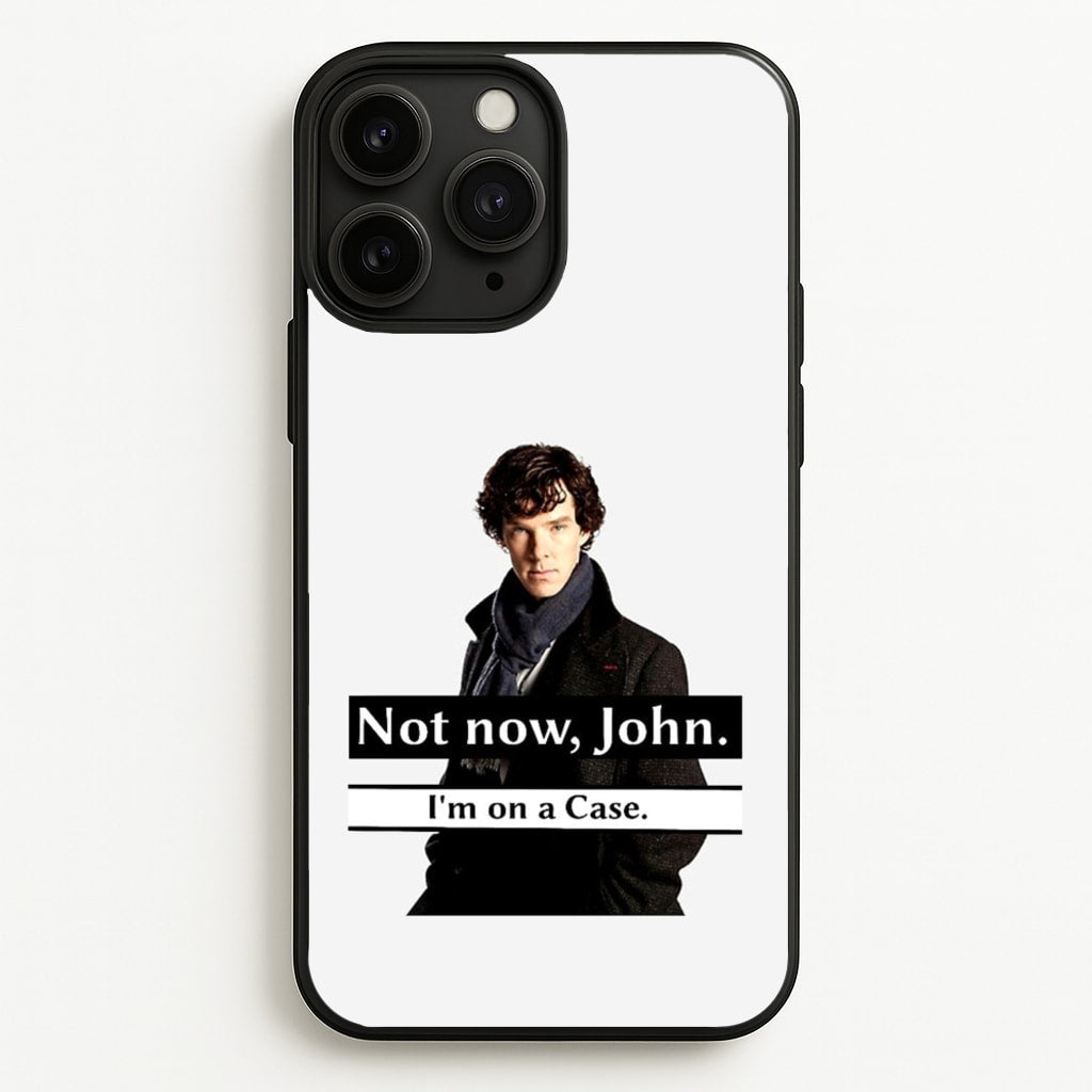 I'm on a Case Holmes Pun - Sherlock Phone Case for iPhone 11 Pro