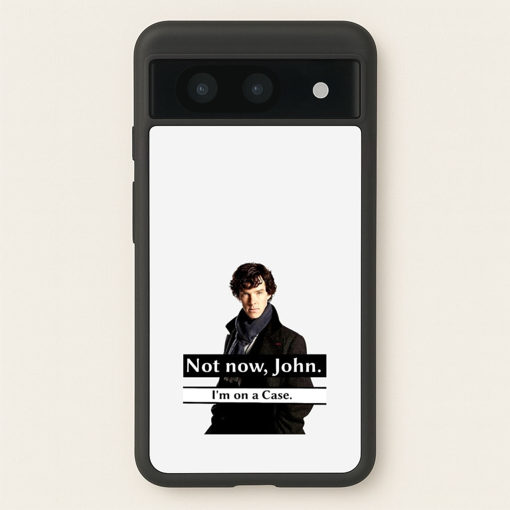 I'm on a Case Holmes Pun - Sherlock Phone Case for Google Pixel 8a