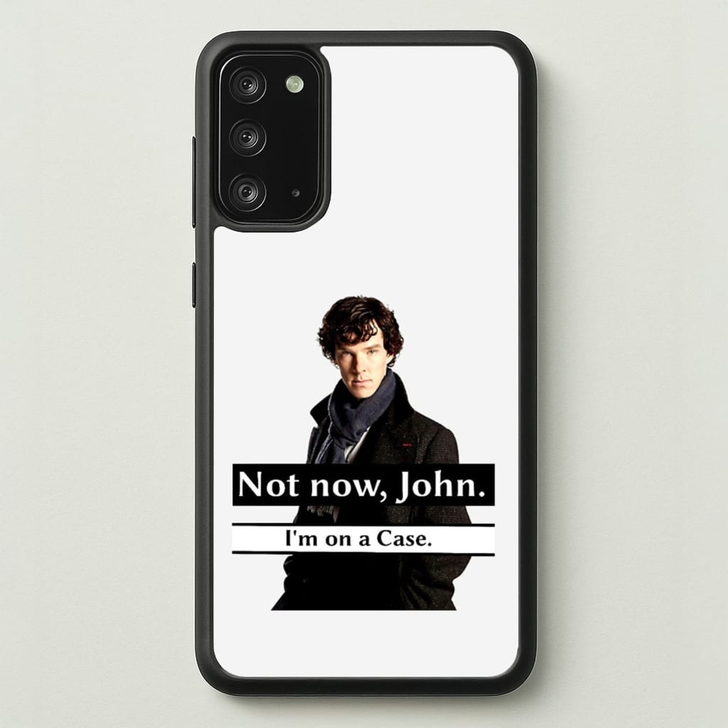 I'm on a Case Holmes Pun - Sherlock Phone Case for Galaxy Note 20