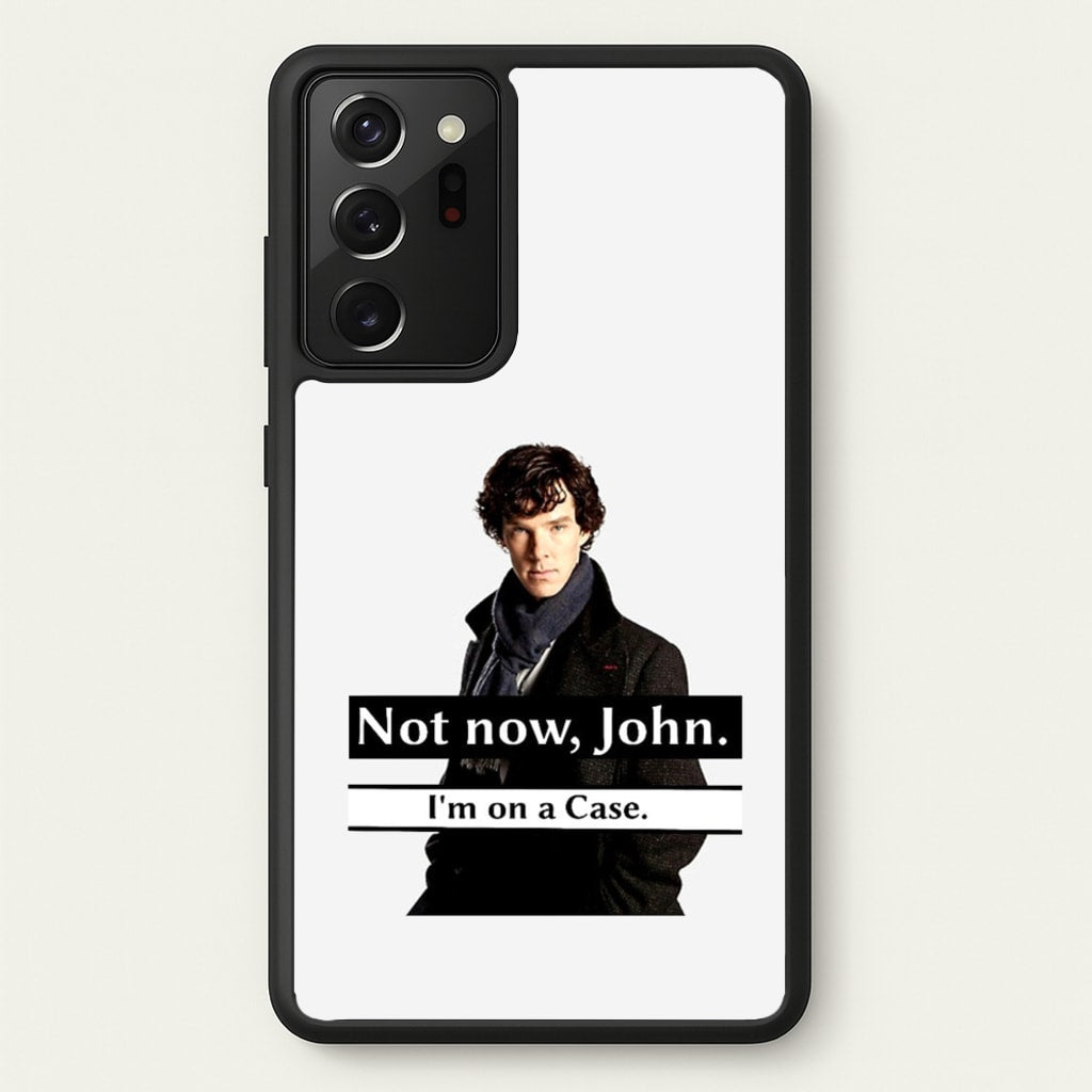 I'm on a Case Holmes Pun - Sherlock Phone Case for Galaxy Note 20 Ultra
