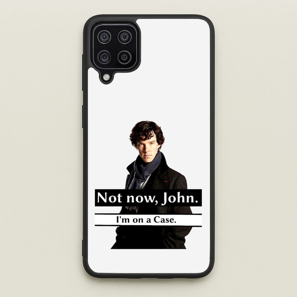 I'm on a Case Holmes Pun - Sherlock Phone Case for Galaxy A12
