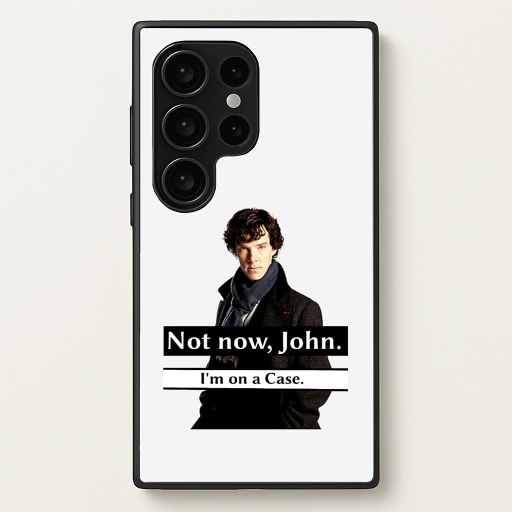 I'm on a Case Holmes Pun - Sherlock Phone Case for Galaxy S24 Ultra