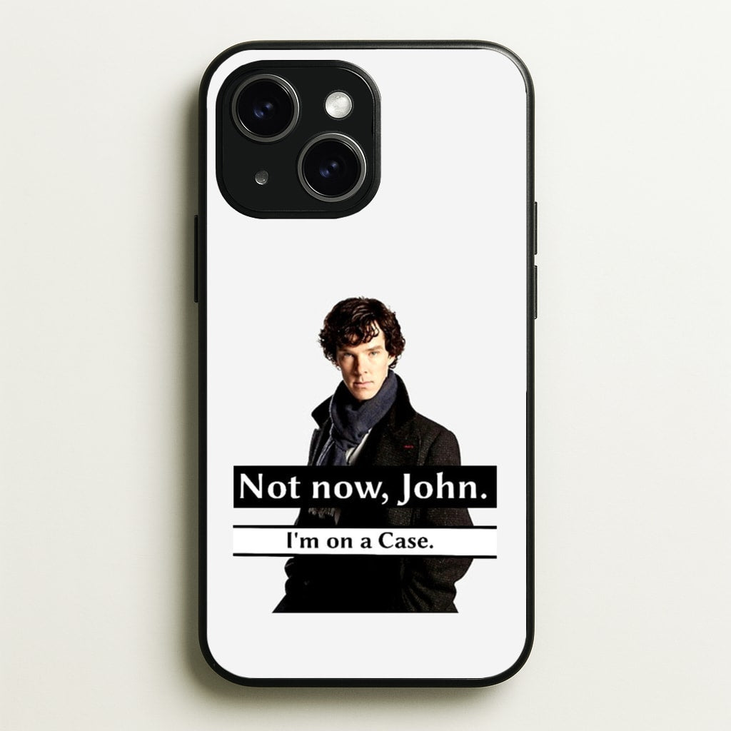 I'm on a Case Holmes Pun - Sherlock Phone Case for iPhone 15