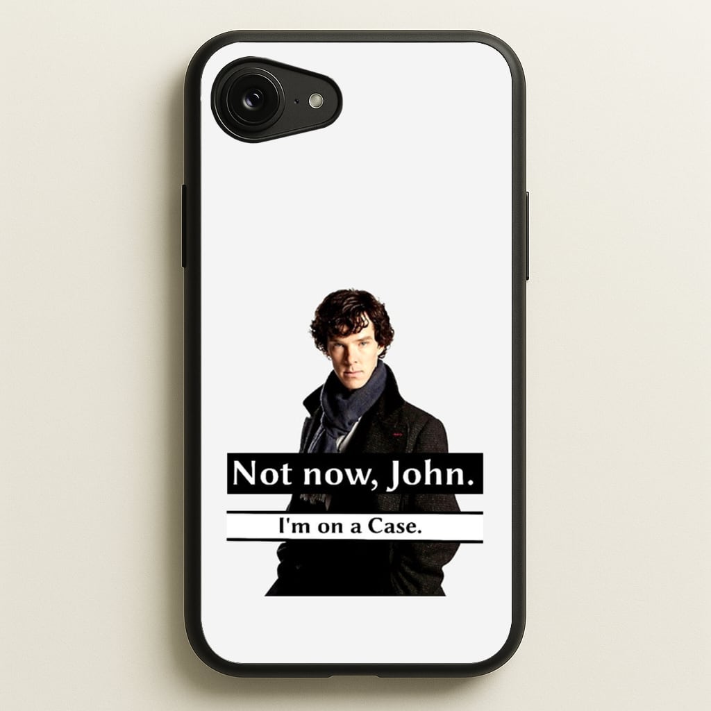 I'm on a Case Holmes Pun - Sherlock Phone Case for iPhone 16e