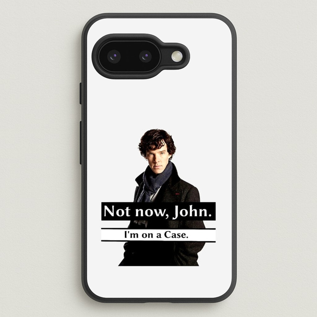 I'm on a Case Holmes Pun - Sherlock Phone Case for Google Pixel 9a