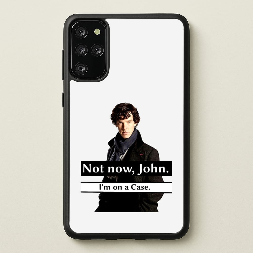 I'm on a Case Holmes Pun - Sherlock Phone Case for Galaxy S20 Plus