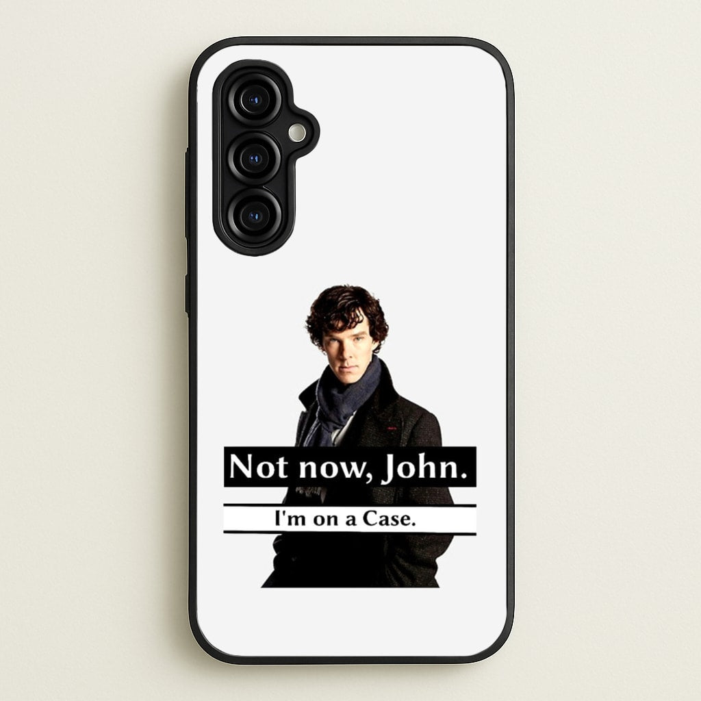 I'm on a Case Holmes Pun - Sherlock Phone Case for Galaxy A54