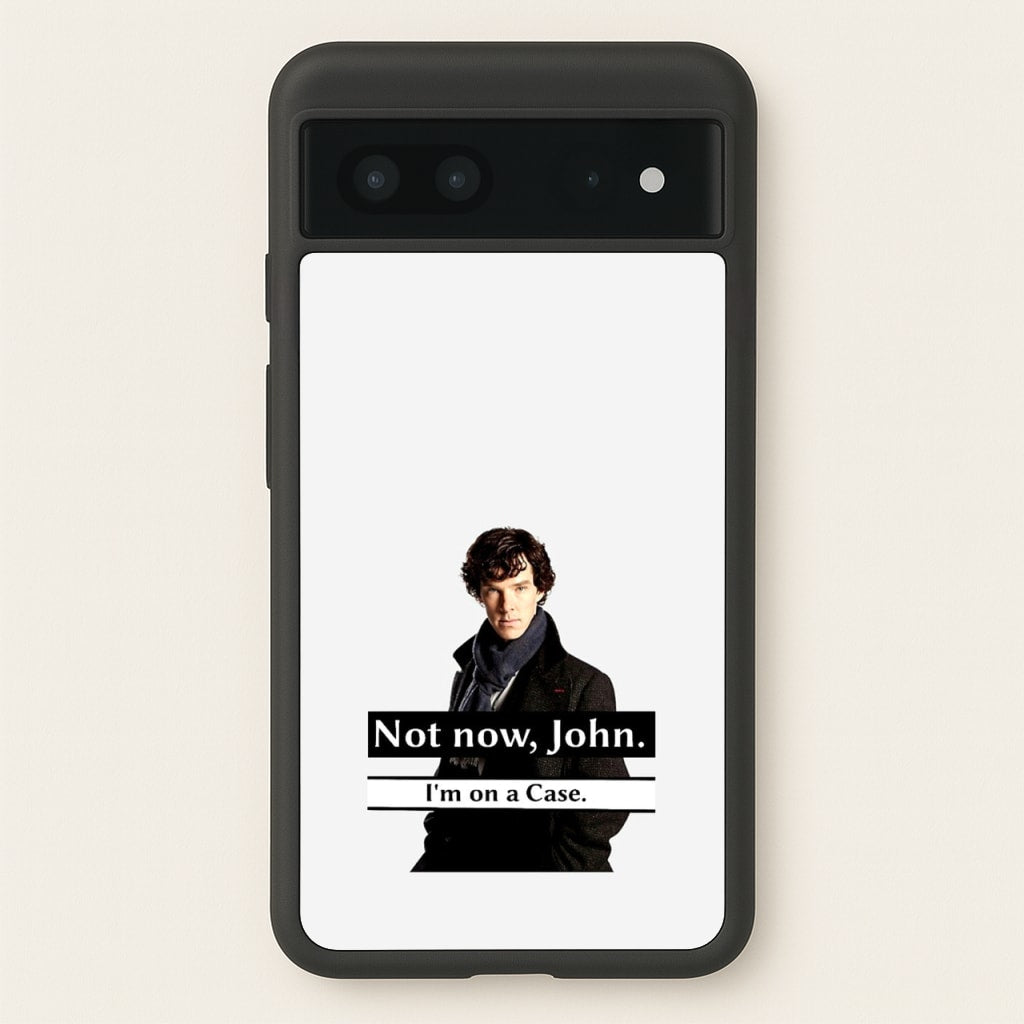 I'm on a Case Holmes Pun - Sherlock Phone Case for Google Pixel 7