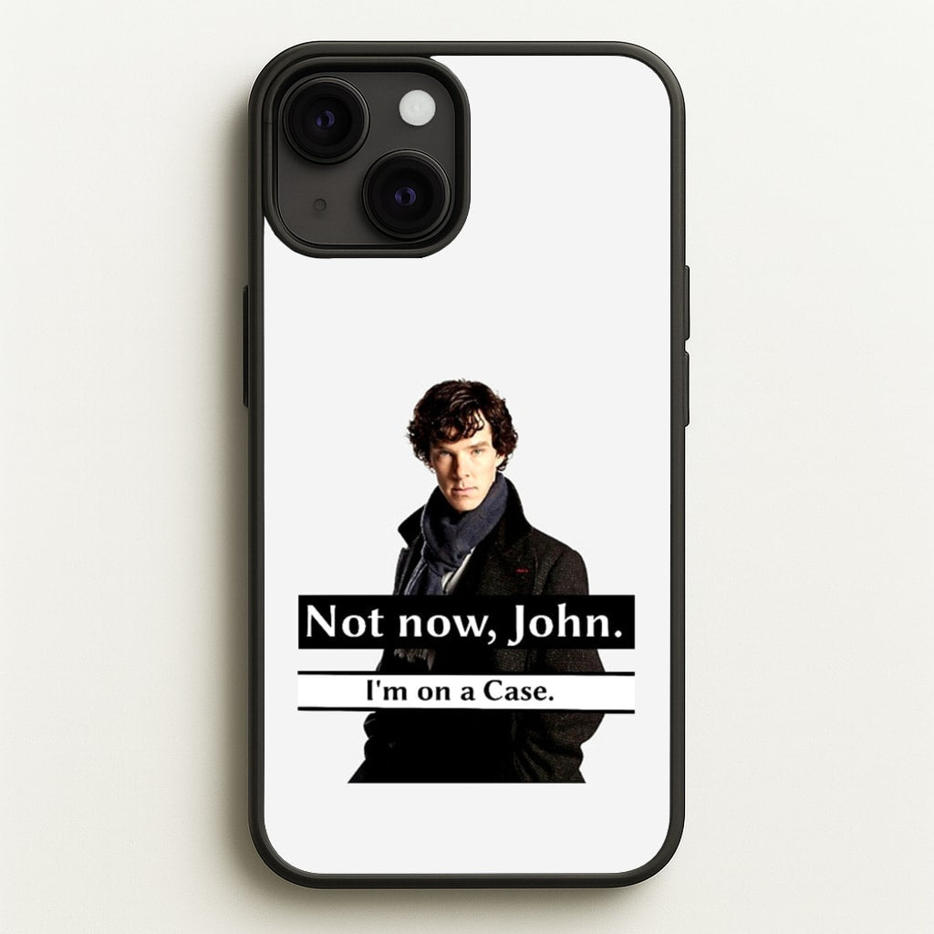 I'm on a Case Holmes Pun - Sherlock Phone Case for iPhone 13