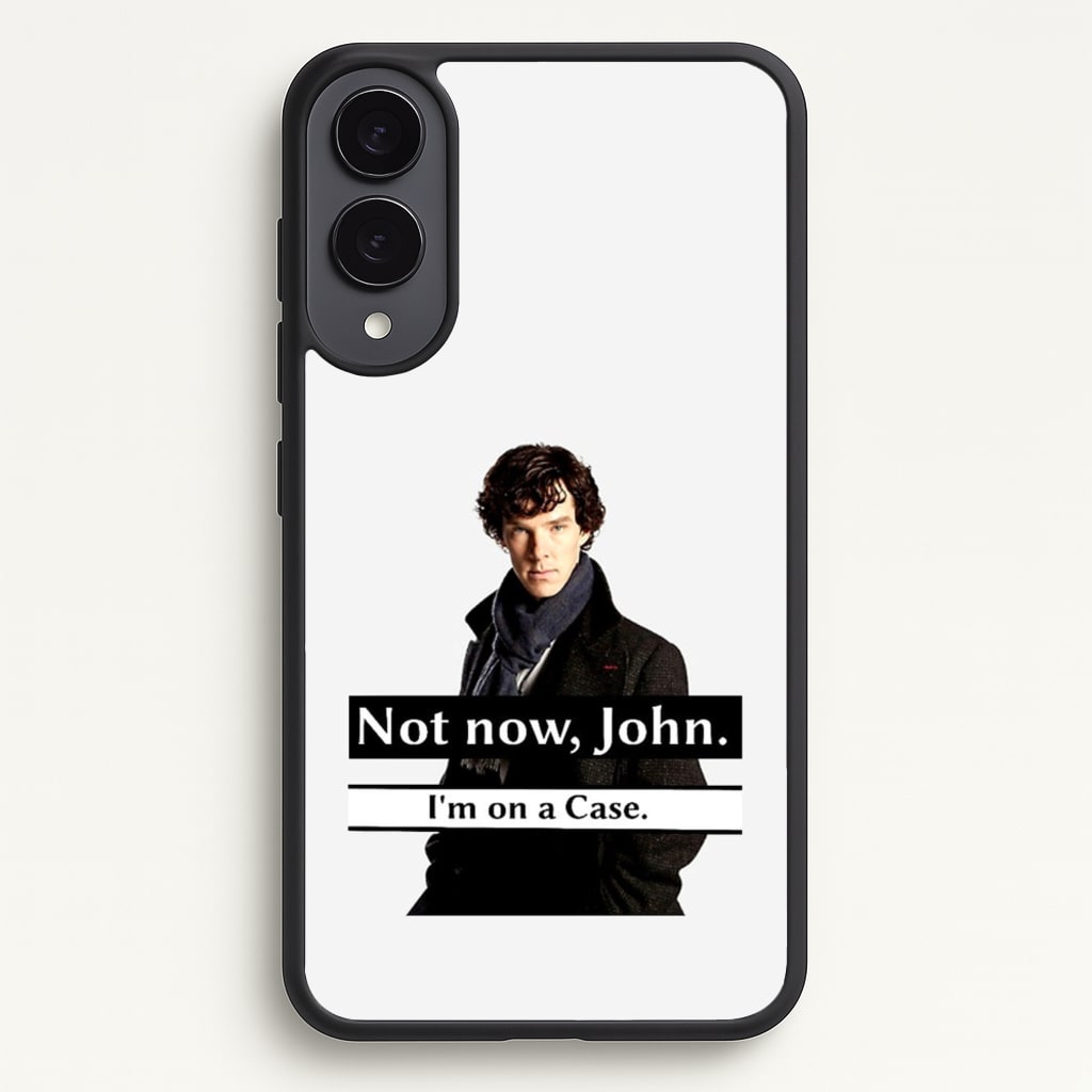 I'm on a Case Holmes Pun - Sherlock Phone Case for Galaxy S25 Edge