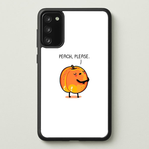 Peach, Please - Funny Pun - Phone Case for Galaxy A41