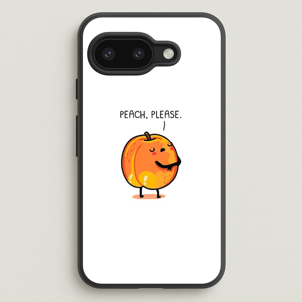 Peach, Please - Funny Pun - Phone Case for Google Pixel 9a
