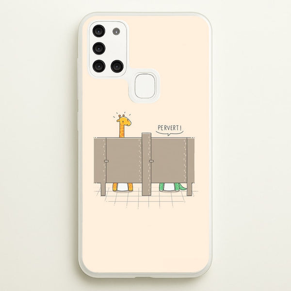 Pervert - Funny Pun - Phone Case for Galaxy A21s