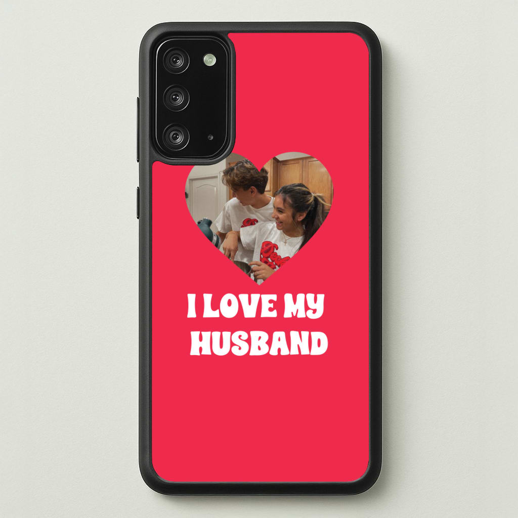 I Love My Husband - Personalised Couples - Personalised Valentine's Day Phone Case for Galaxy Note 20
