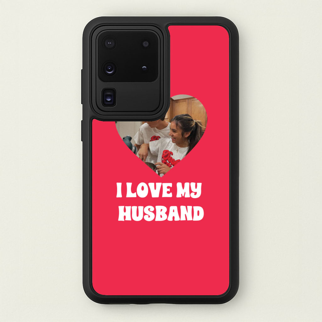 I Love My Husband - Personalised Couples - Personalised Valentine's Day Phone Case for Galaxy S20 Ultra