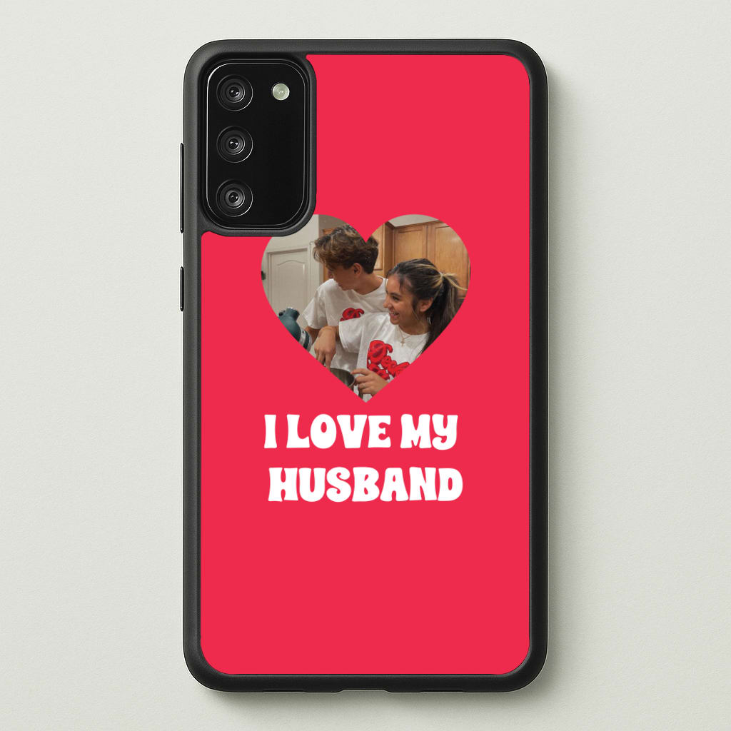I Love My Husband - Personalised Couples - Personalised Valentine's Day Phone Case for Galaxy S20FE