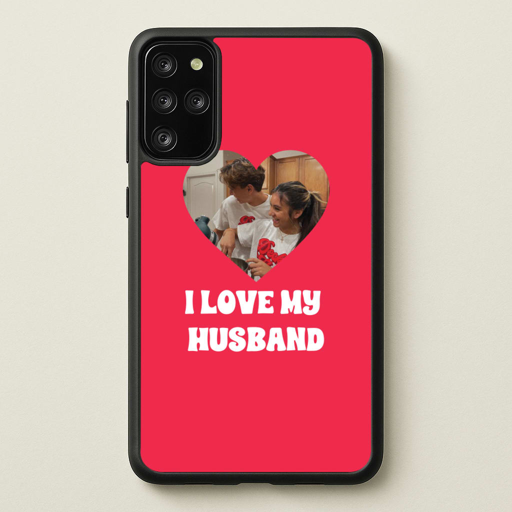 I Love My Husband - Personalised Couples - Personalised Valentine's Day Phone Case for Galaxy S20 Plus