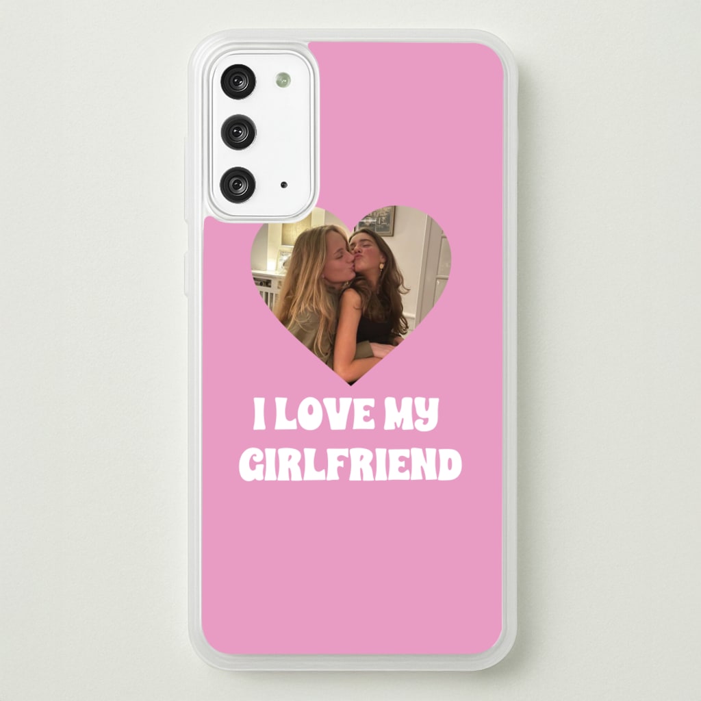 I Love My Girlfriend - Personalised Couples - Personalised Valentine's Day Phone Case for Galaxy Note 20