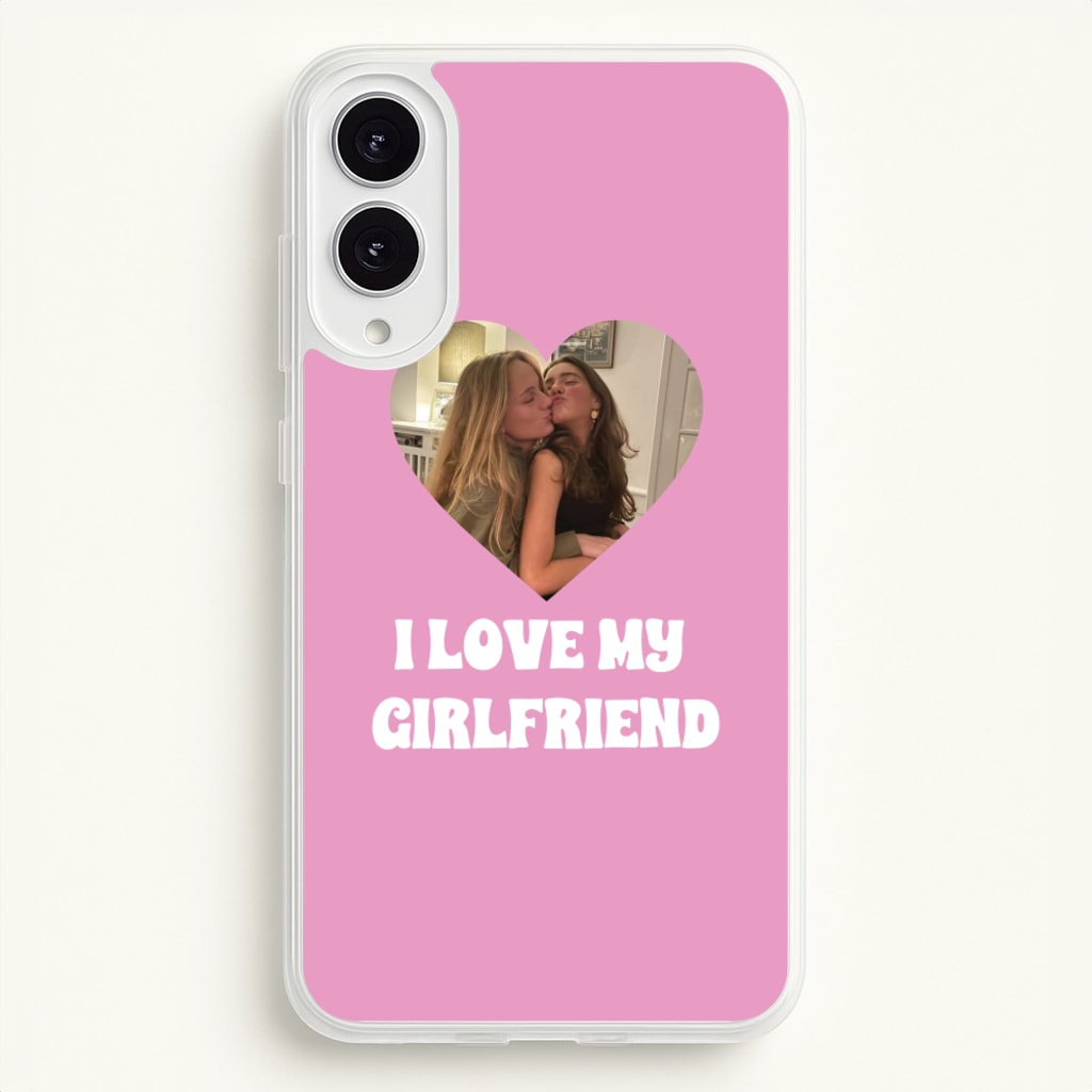 I Love My Girlfriend - Personalised Couples - Personalised Valentine's Day Phone Case for Galaxy S25 Edge