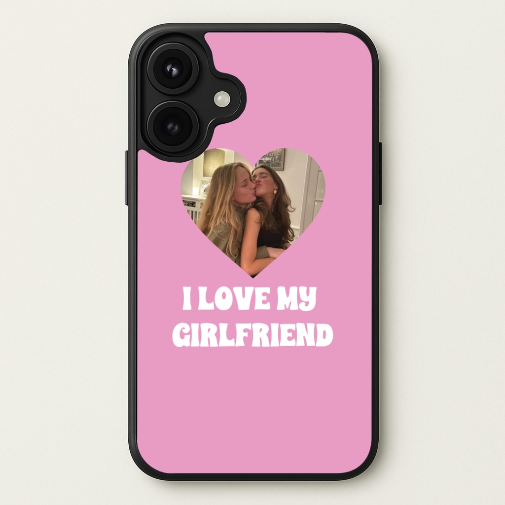 I Love My Girlfriend - Personalised Couples Phone Case for iPhone 17