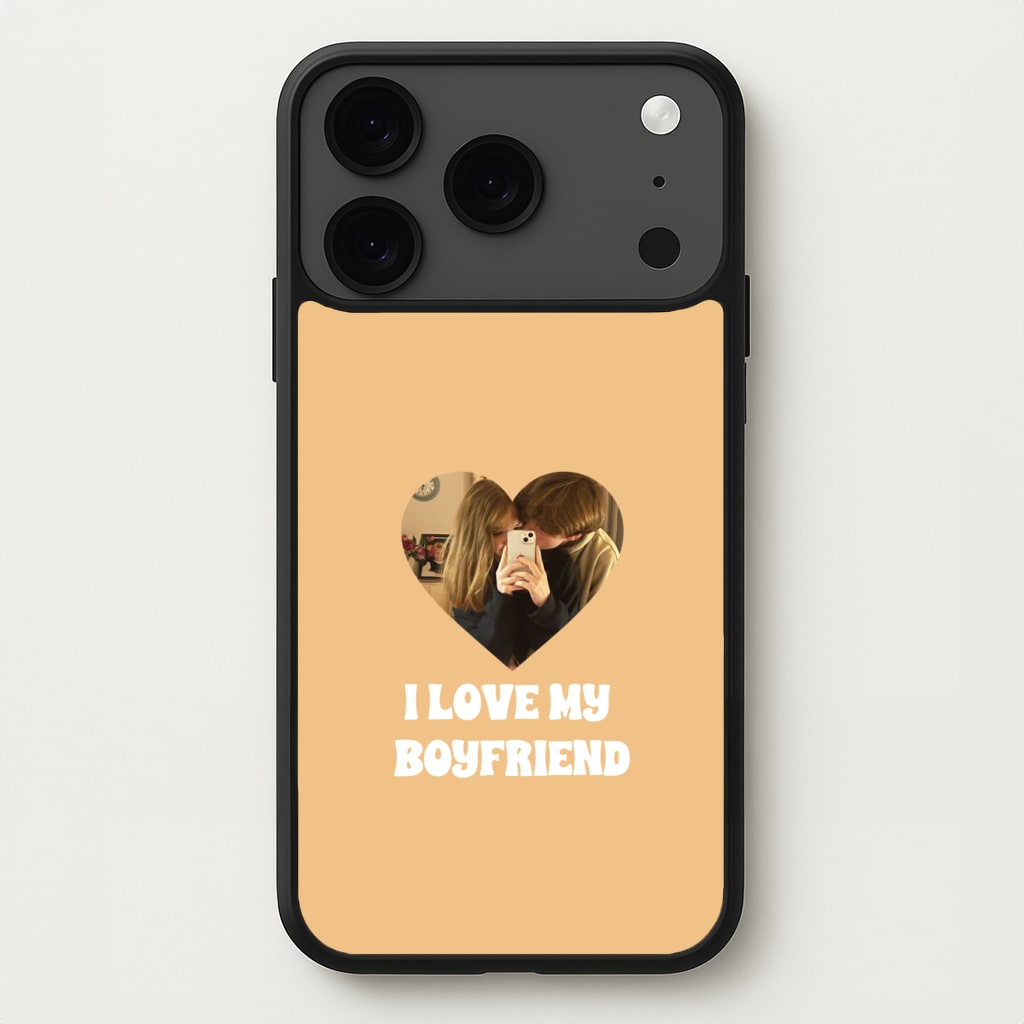 I Love My Boyfriend - Personalised Couples Phone Case for iPhone 17 Pro
