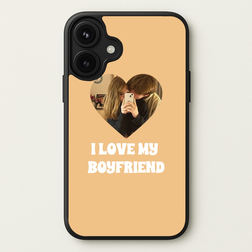 I Love My Boyfriend - Personalised Couples Phone Case for iPhone 17