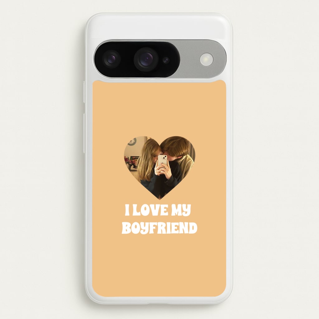 I Love My Boyfriend - Personalised Couples Phone Case for Google Pixel 10 / 10 Pro