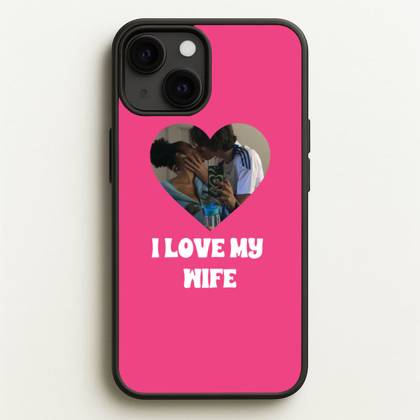 I Love My Wife - Personalised Couples - Personalised Valentine's Day Phone Case for iPhone 13 Mini
