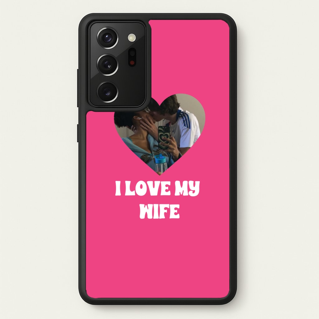 I Love My Wife - Personalised Couples - Personalised Valentine's Day Phone Case for Galaxy Note 20 Ultra